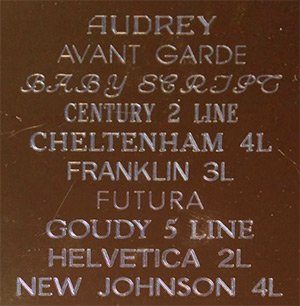 Engraving examples